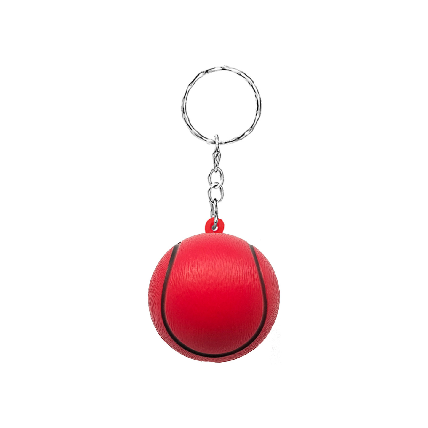 PU Tennis Stress Ball Keychain