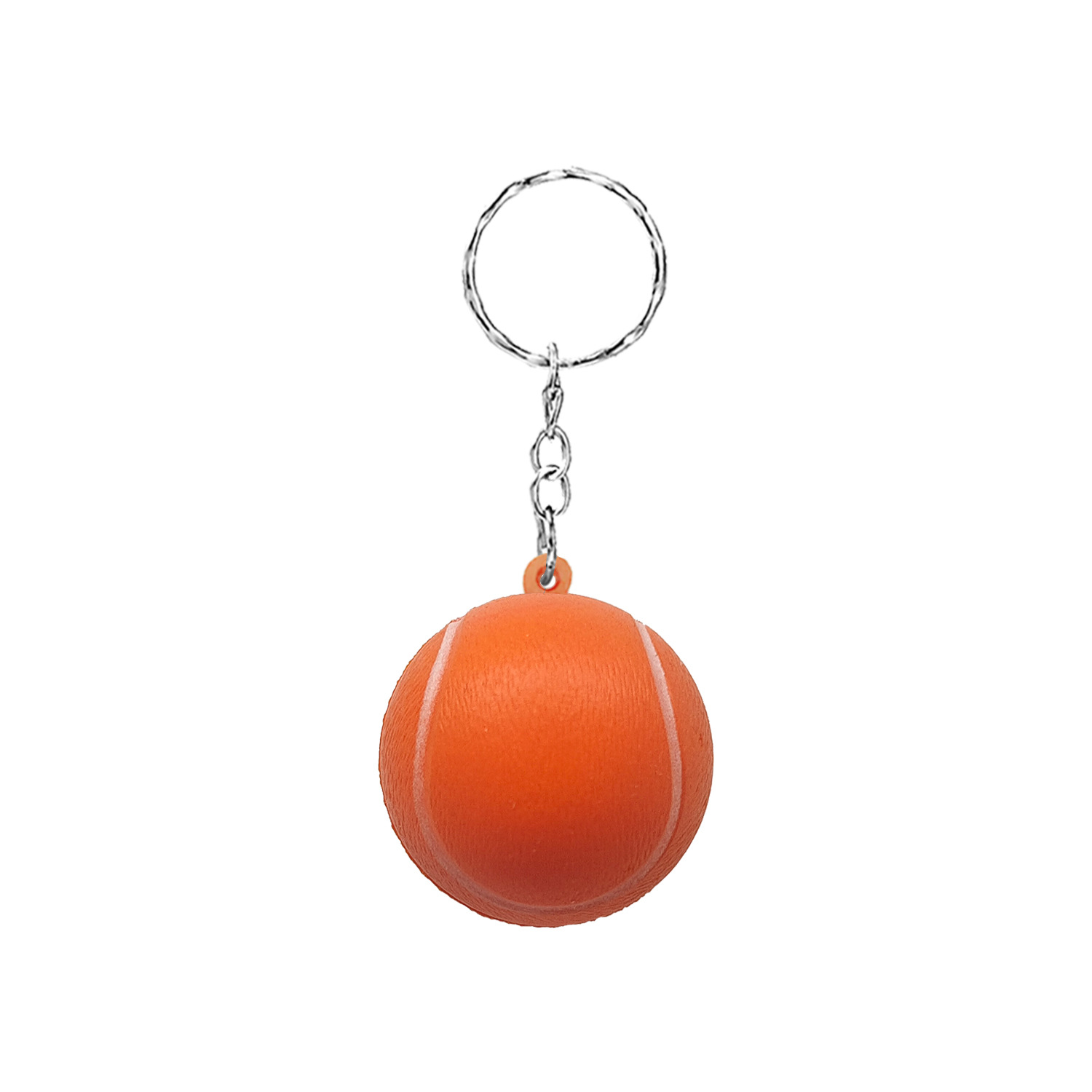 PU Tennis Stress Ball Keychain