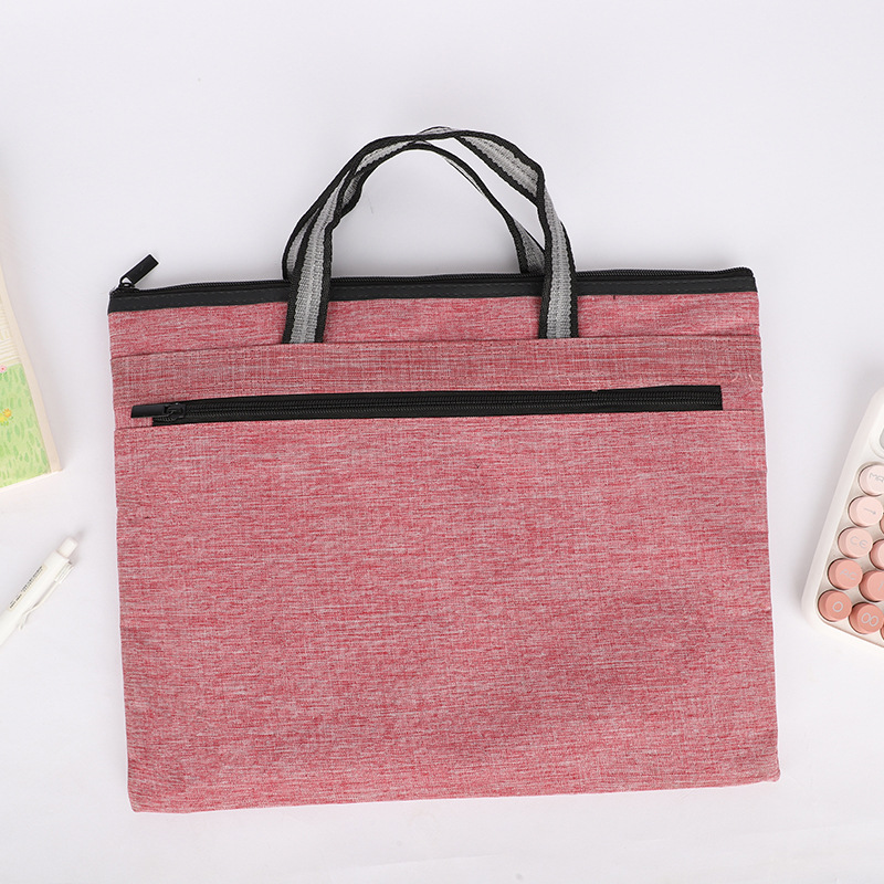 Dual Zippered Oxford Portfolio