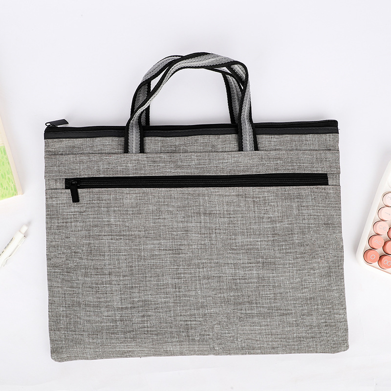 Dual Zippered Oxford Portfolio