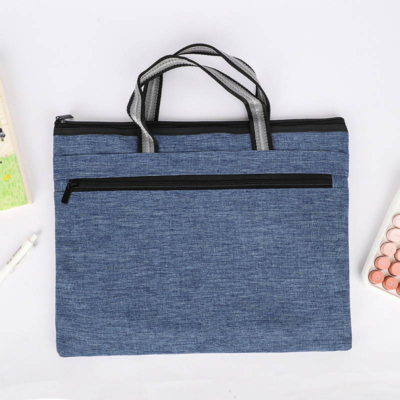 Dual Zippered Oxford Portfolio