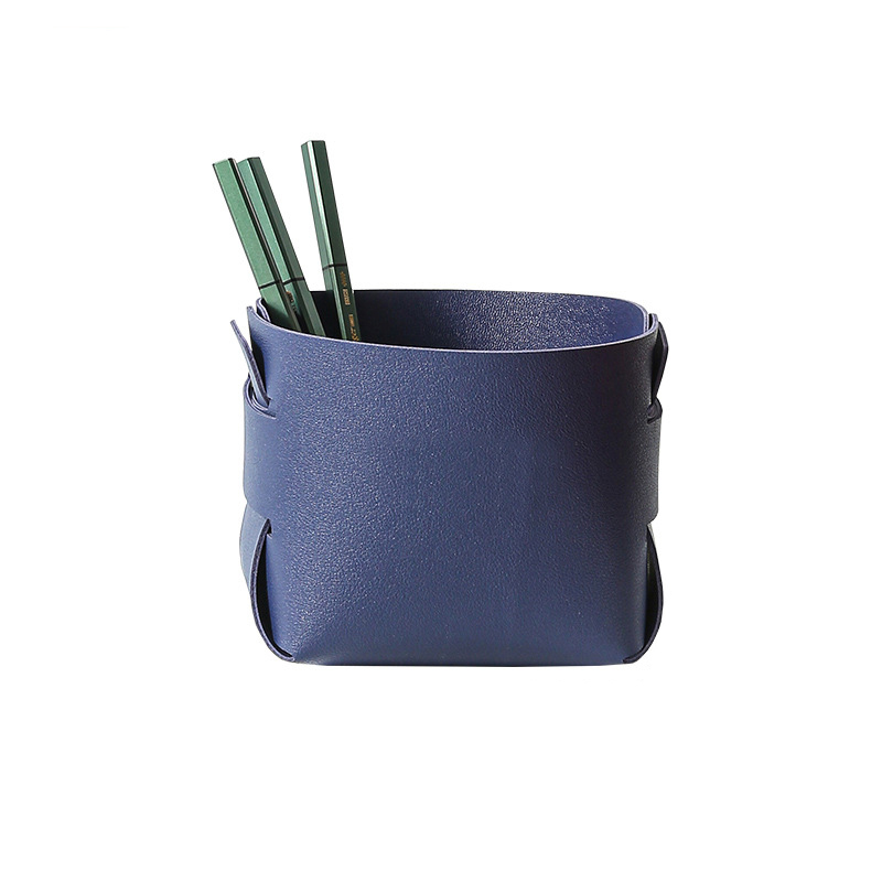 Foldable PU Desk Pen Organizer