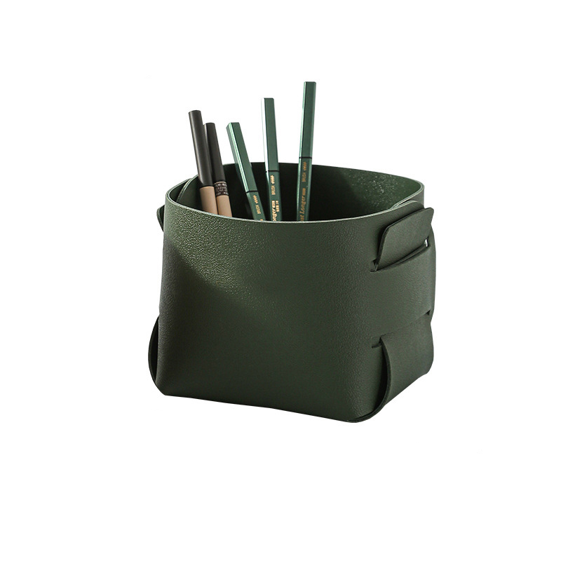 Foldable PU Desk Pen Organizer