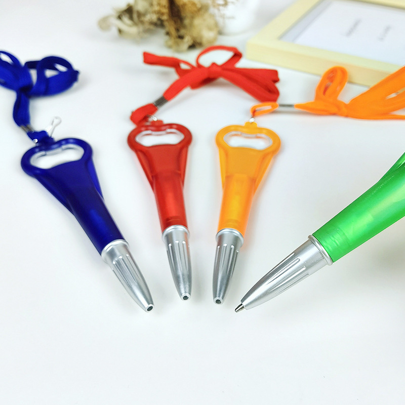 Cord Ballpoint Pen with Bottle Opener