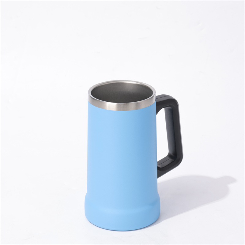24Oz Stainless Steel Coffee Mug With Handle