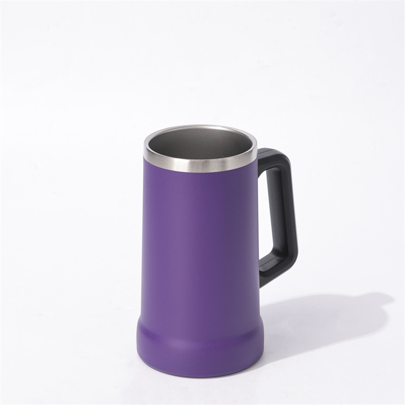 24Oz Stainless Steel Coffee Mug With Handle