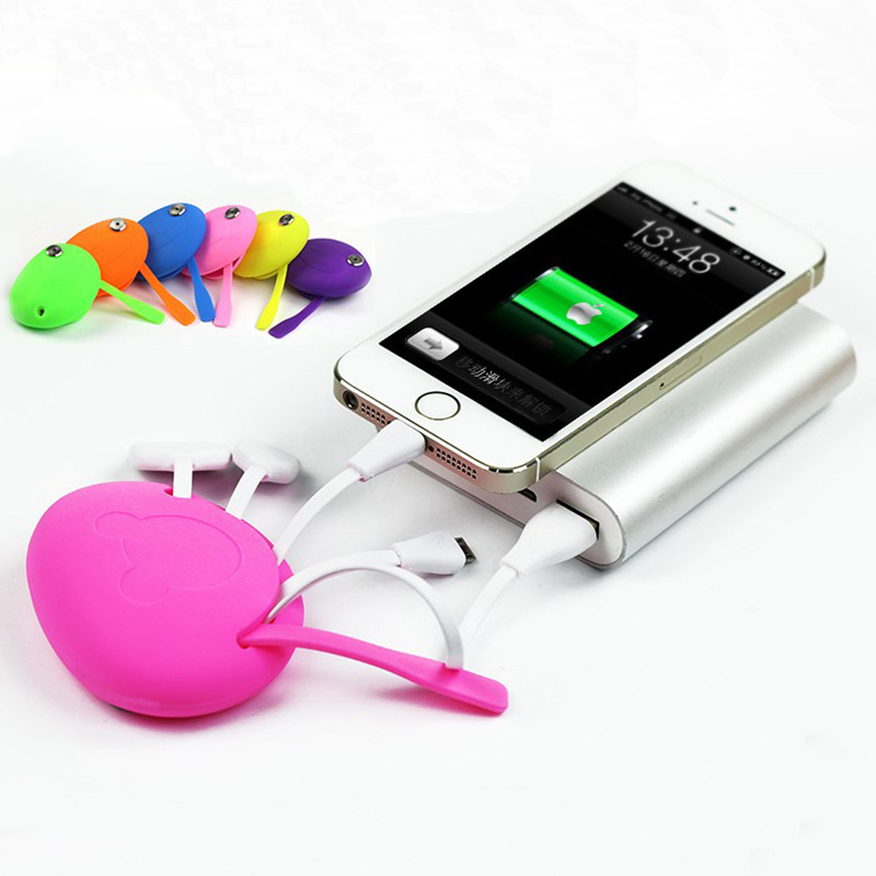 4 in 1 Multi-Function Data Cable with Silicone Case
