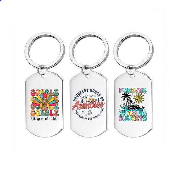 Customised Stainless Steel Keychains