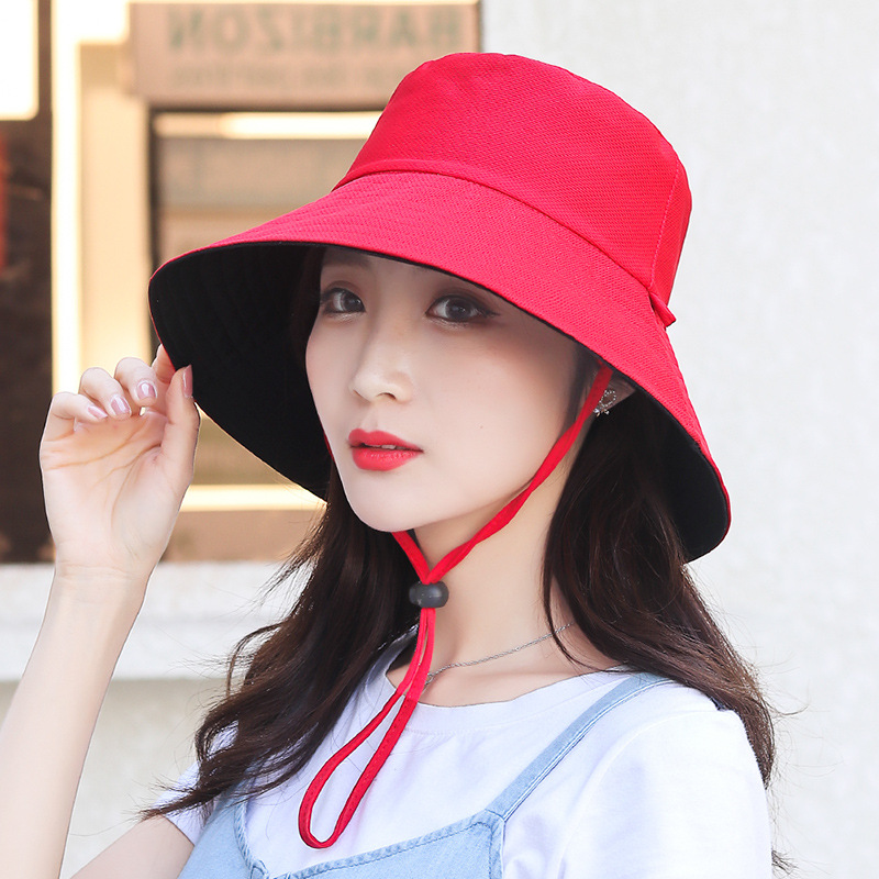 Bucket Hat with Adjustable Drawstring