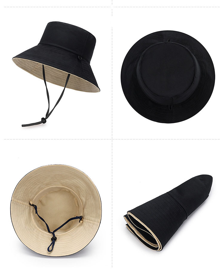 Bucket Hat with Adjustable Drawstring