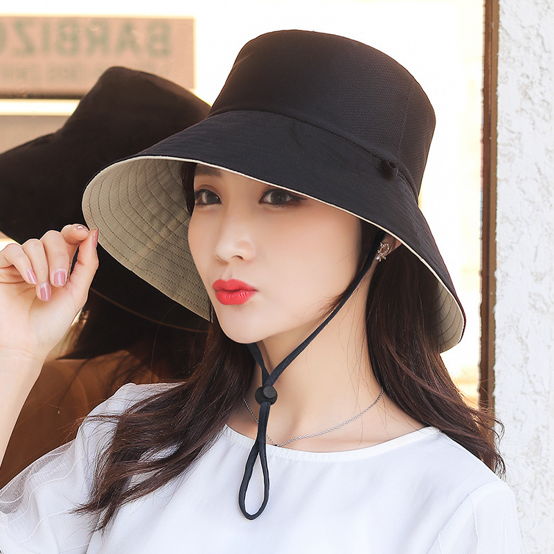 Bucket Hat with Adjustable Drawstring