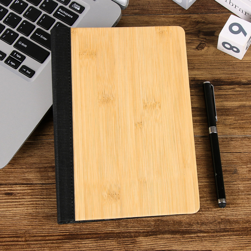 A5 Wood Grain PU Notebook