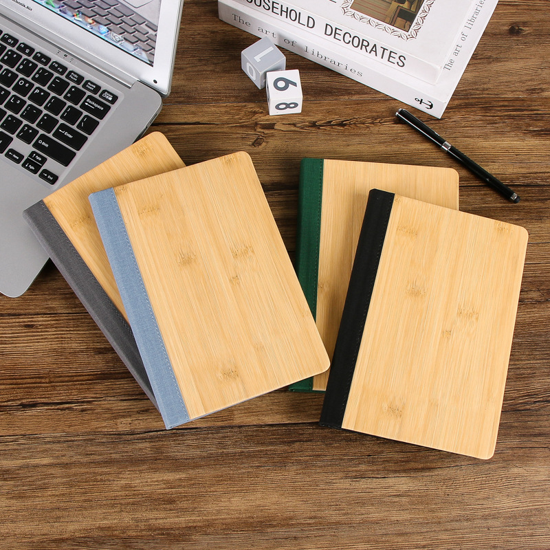 A5 Wood Grain PU Notebook