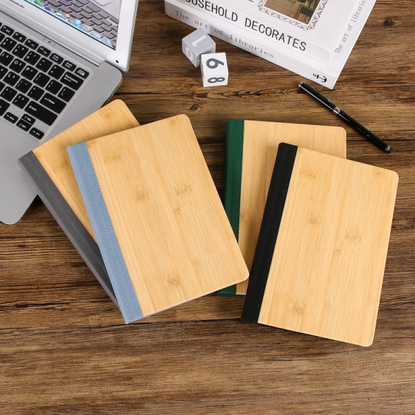A5 Wood Grain PU Notebook