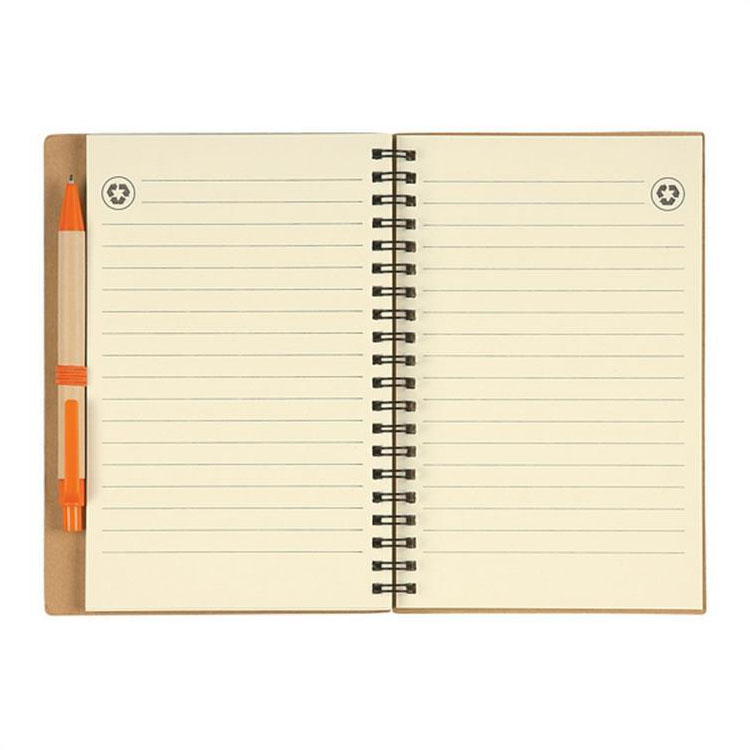 Kraft Paper Notebook with Pen