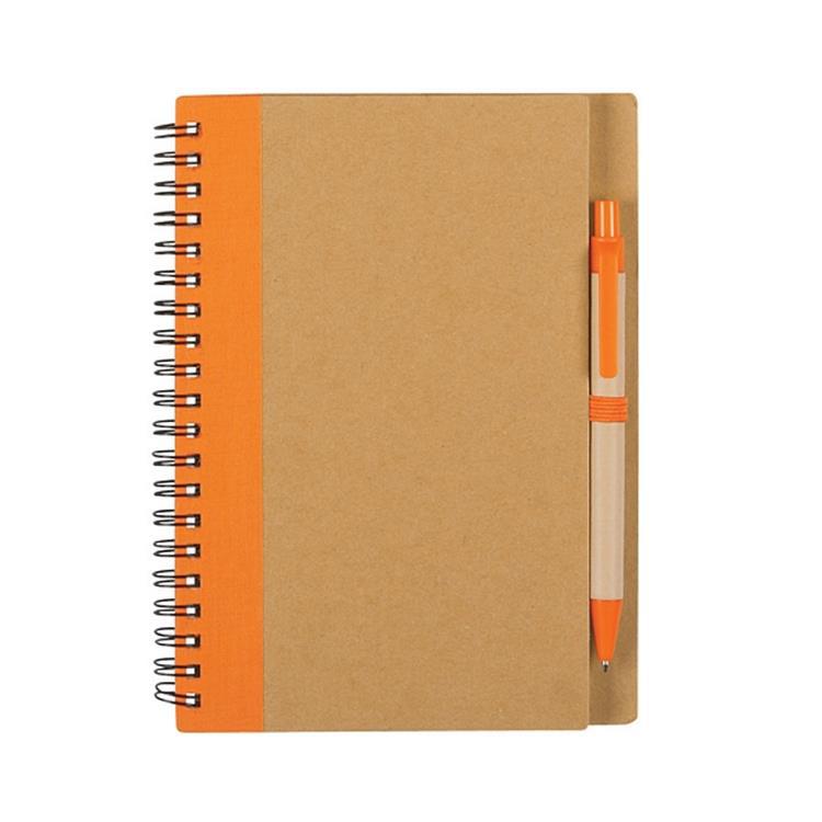 Kraft Paper Notebook with Pen