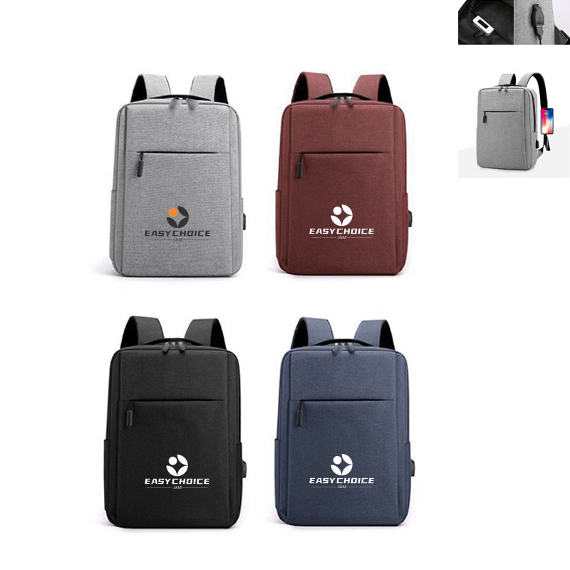 Unisex USB Laptop Backpack