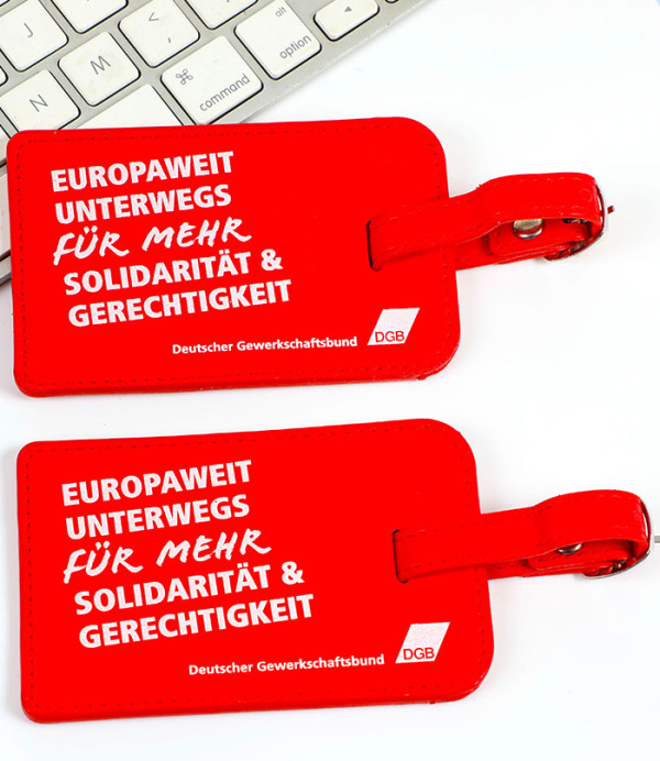 PU Leather Luggage Tag