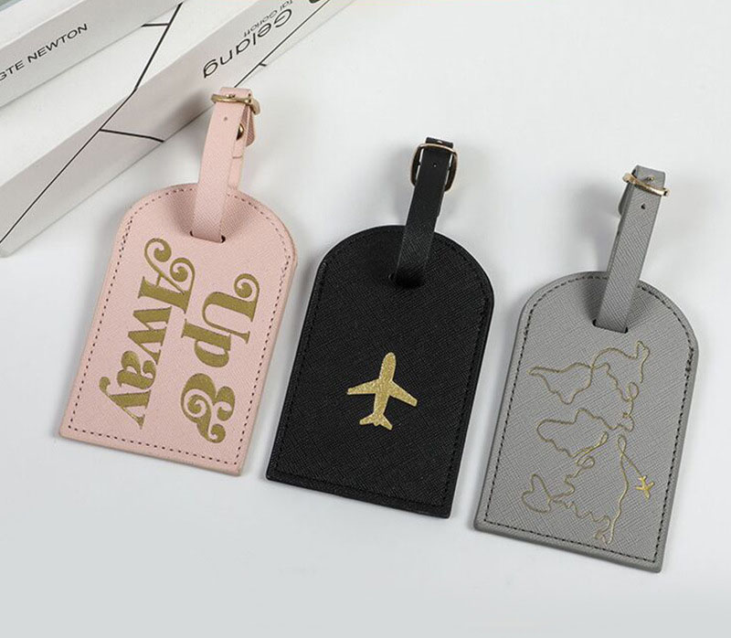 PU Leather Luggage Tag