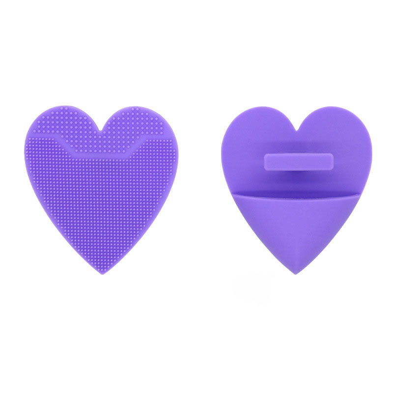 Heart Shaped Silicone Facial Brush