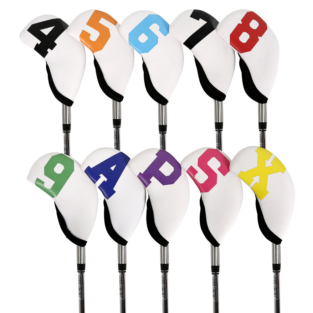10 pcs Neoprene Golf Club Cover