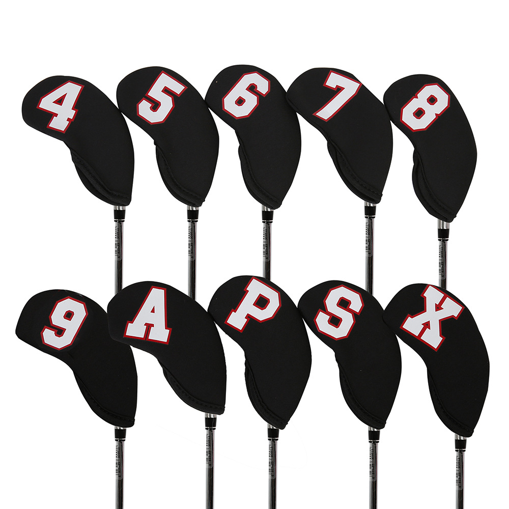 10 pcs Neoprene Golf Club Cover