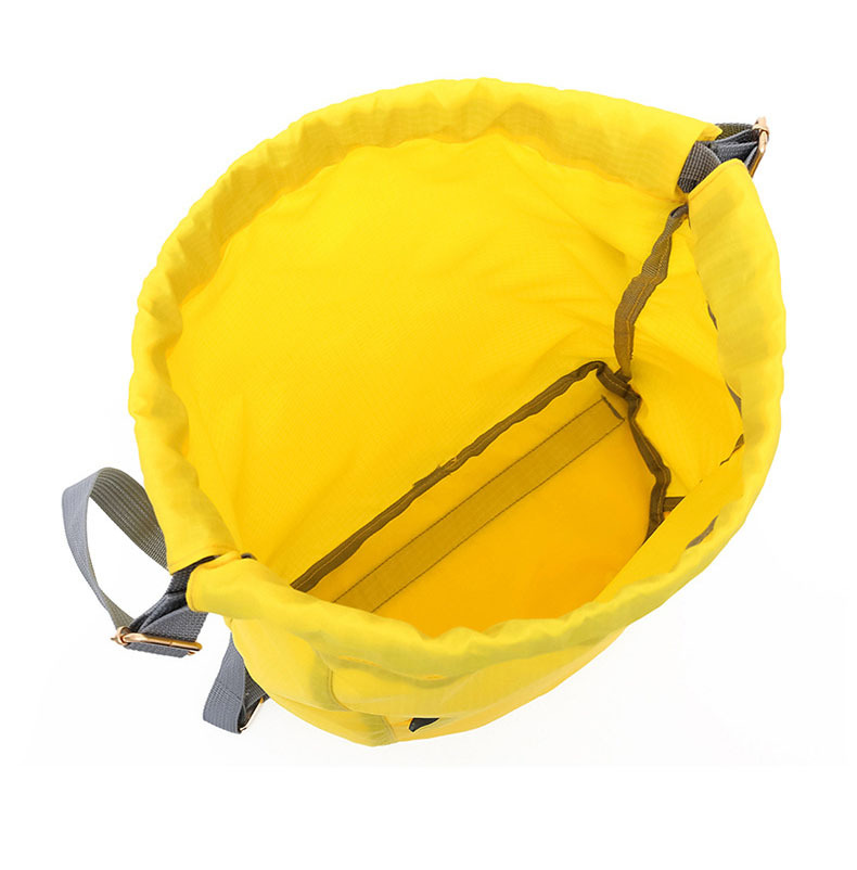 Foldable Drawstring Nylon Backpack
