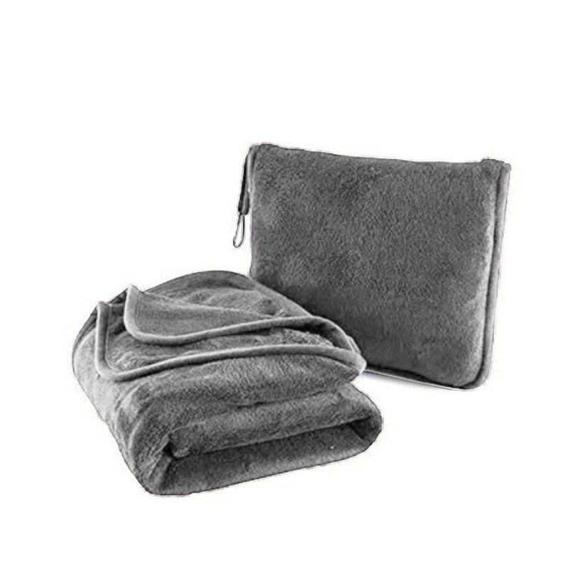 Fleece Travel Pillow Blanket