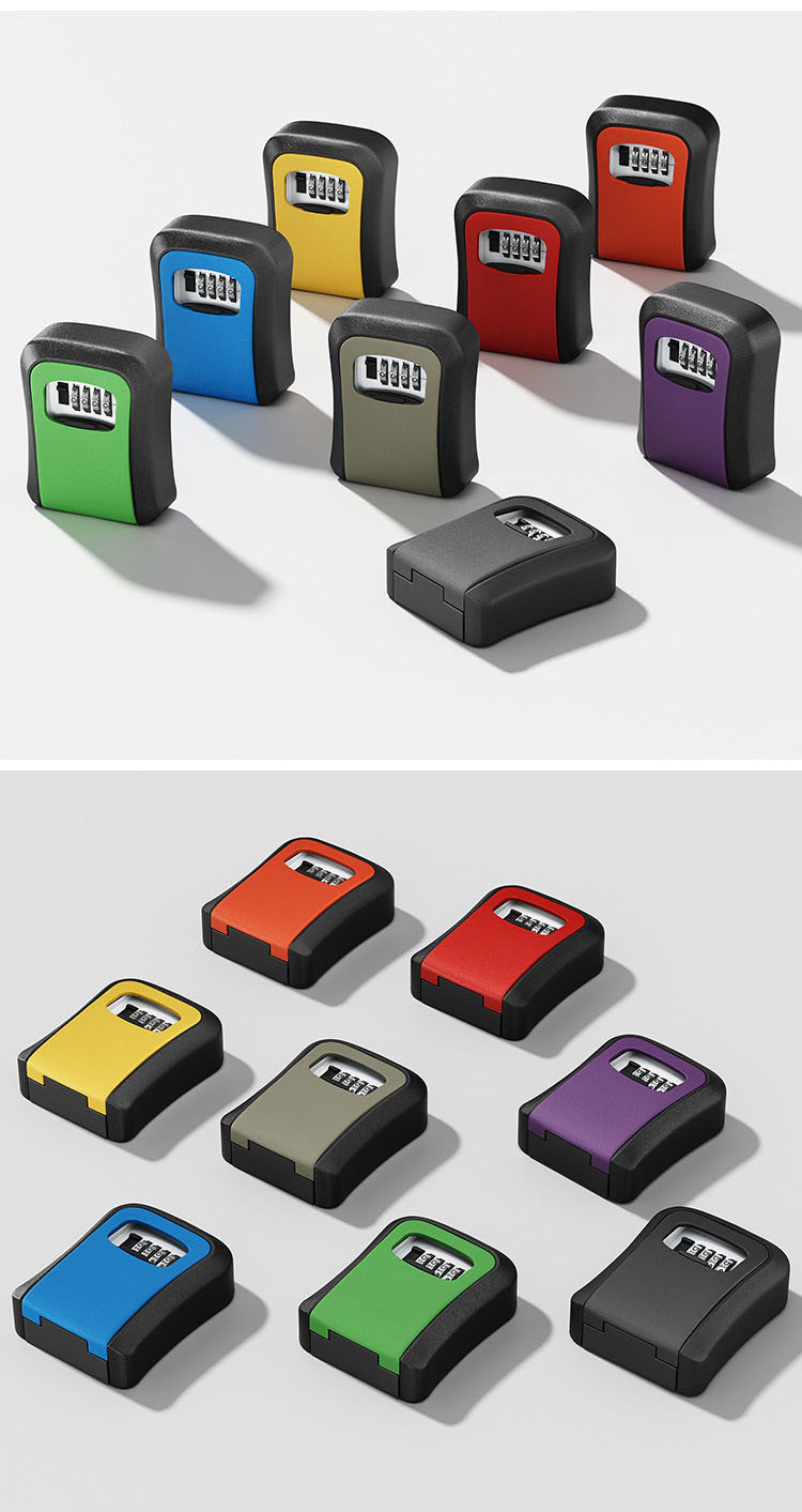 Aluminum Password Key Lock Box