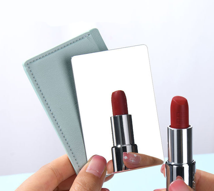 Metal Two-sided Mirror with PU Cover