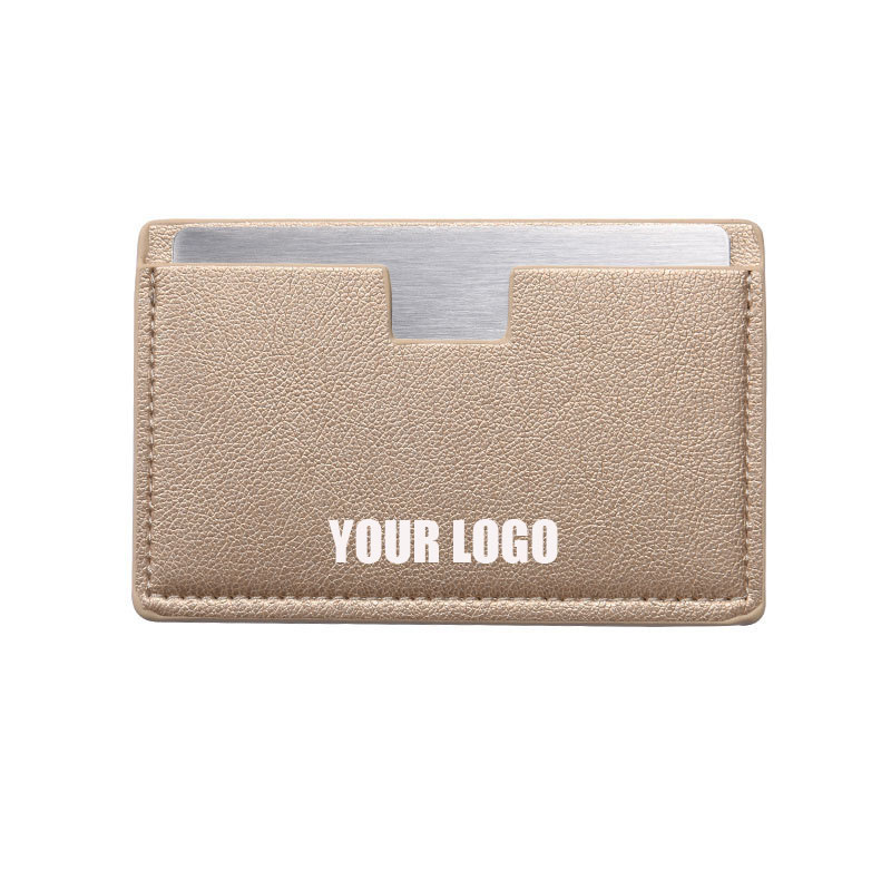 Metal Two-sided Mirror with PU Cover