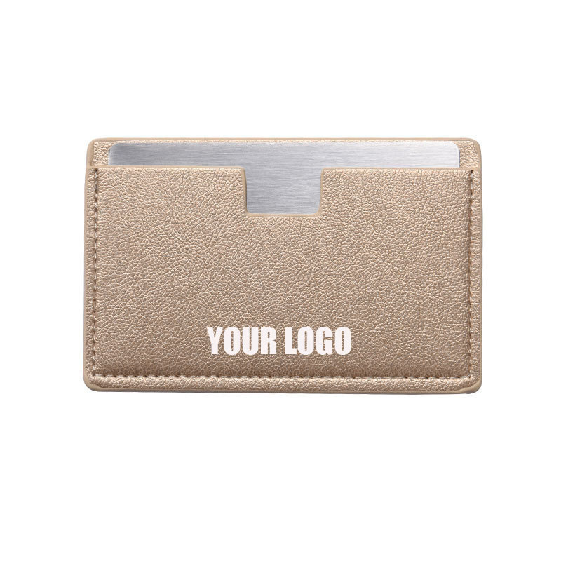 Metal Two-sided Mirror with PU Cover