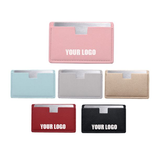 Metal Two-sided Mirror with PU Cover