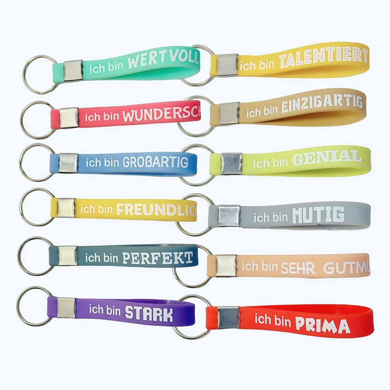 Silicone Wristband Keychain