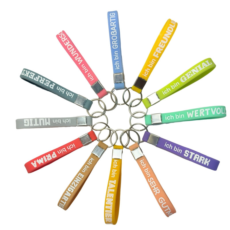 Silicone Wristband Keychain