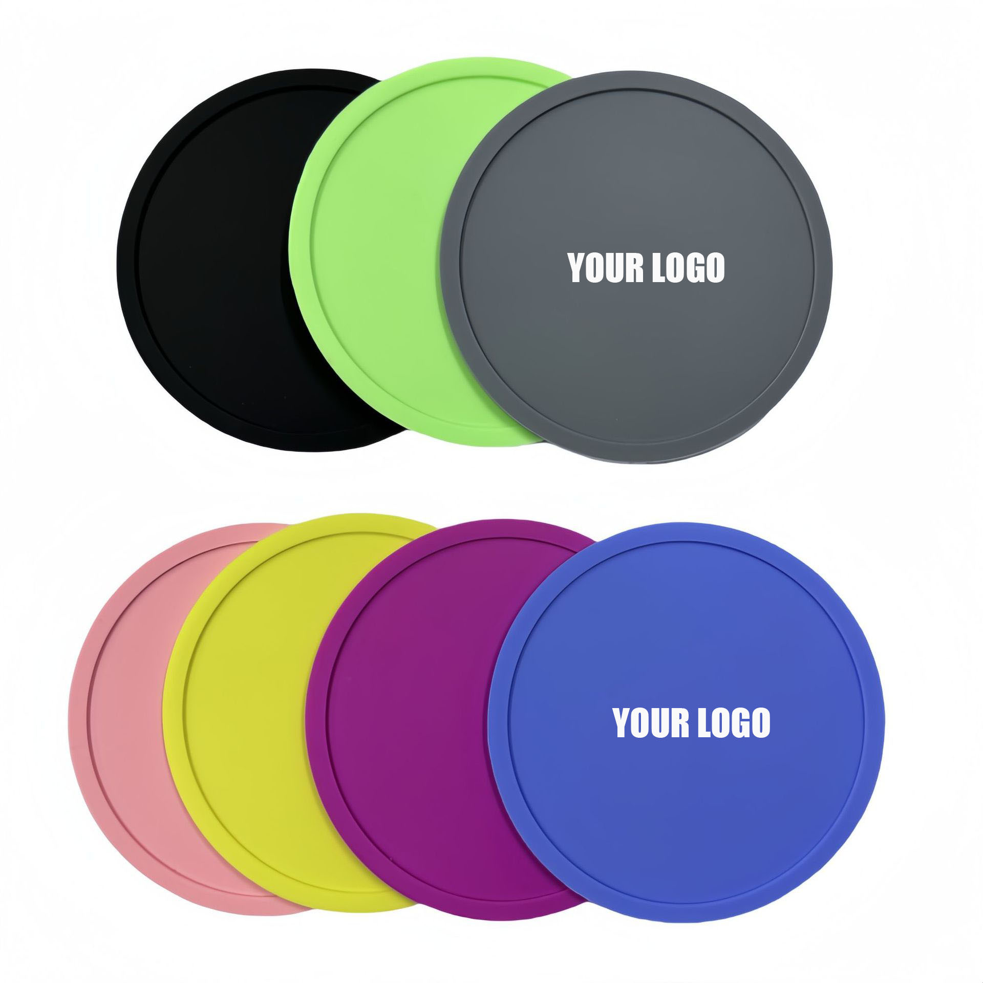 Round Silicone Coaster