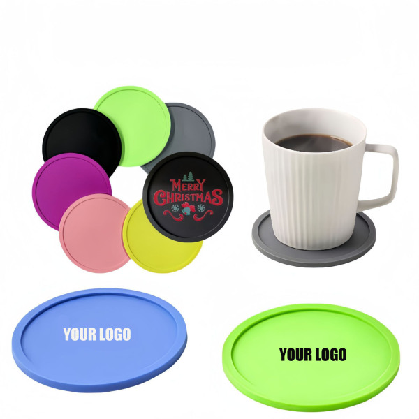 Round Silicone Coaster