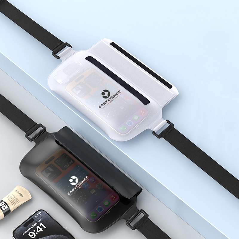 Transparent Waterproof Wasit Bag Phone Case