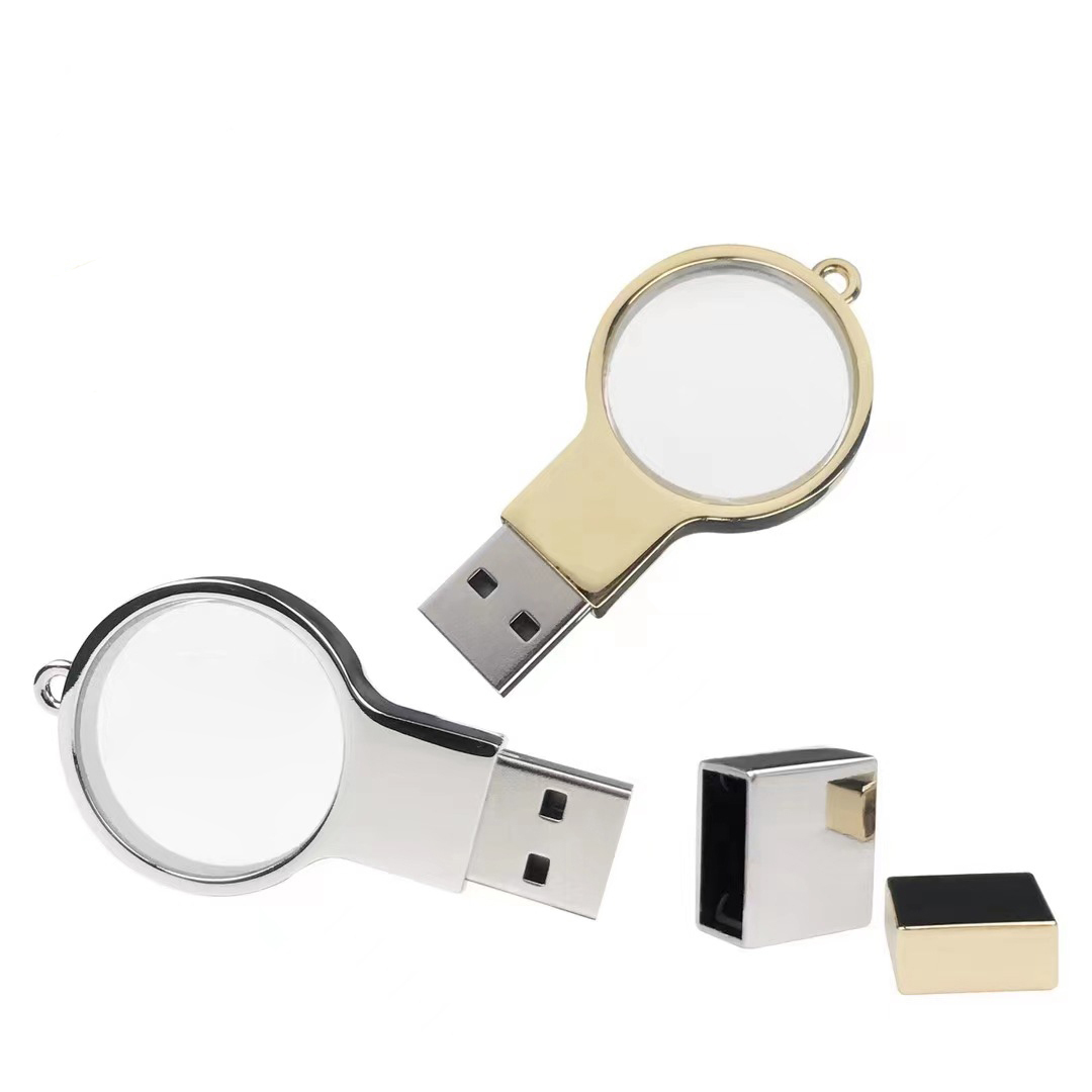 32 GB Light Up USB Drive with Keychain