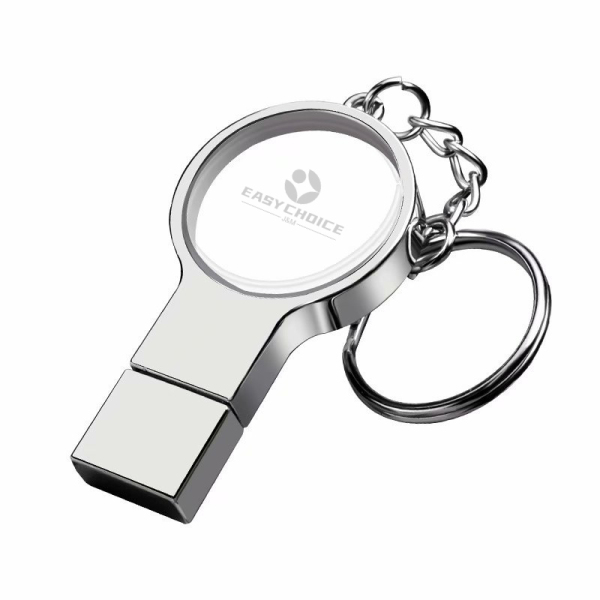 32 GB Light Up USB Drive with Keychain