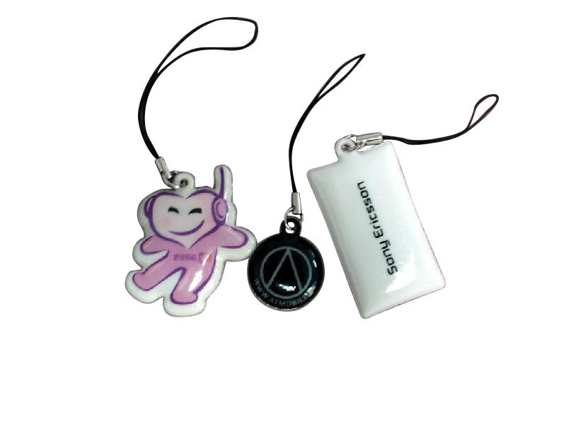 1" Custom Shape PVC Phone Screen Cleaner