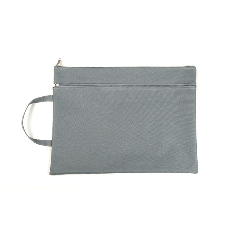 A4 Zippered File Pouch With Handle