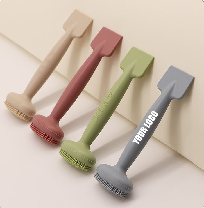 Double Ended Silicone Facial Mask&Cleaning Brush