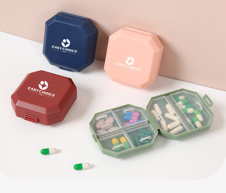 Mini Six-Compartment Pill Box