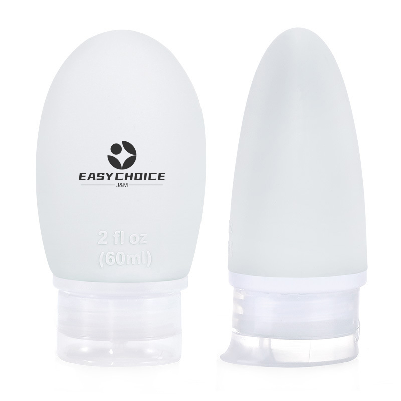 2 OZ Travel Silicone Lotion Refillable Bottle