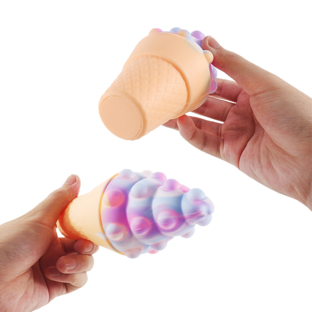 Silicone Ice Cream Stress Reliever