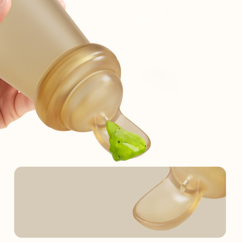 Silicone Squeezable Baby Bottle Spoon