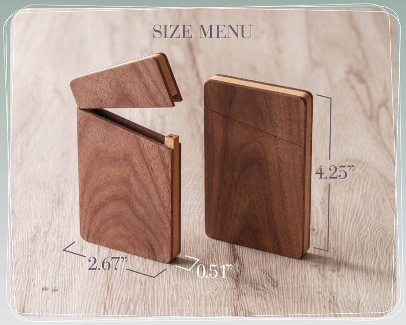 Wood Name Card Holder