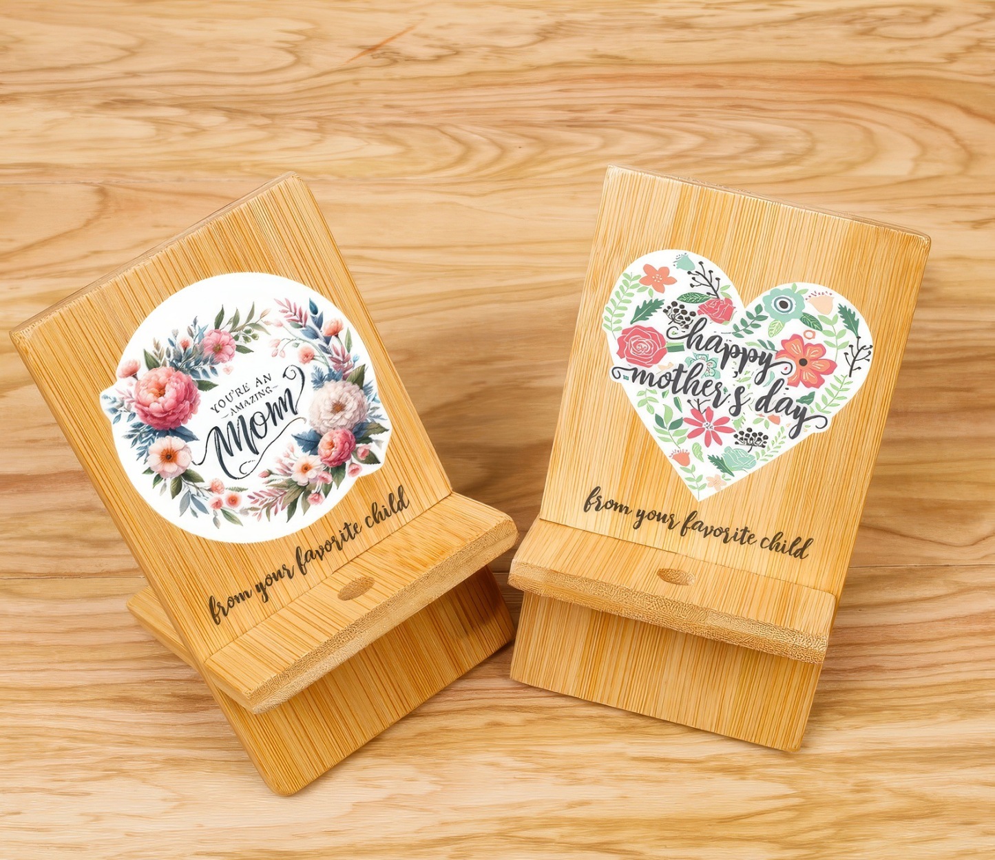 Bamboo Phone Holder DIY Photo