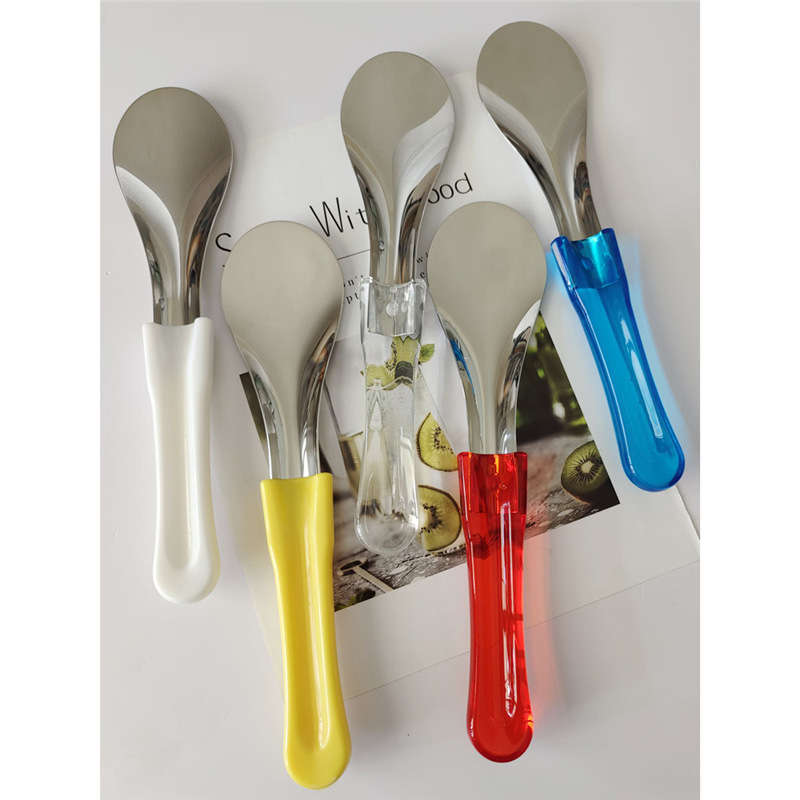 Stainless Steel Ice Cream Scoop with Plastic Handle